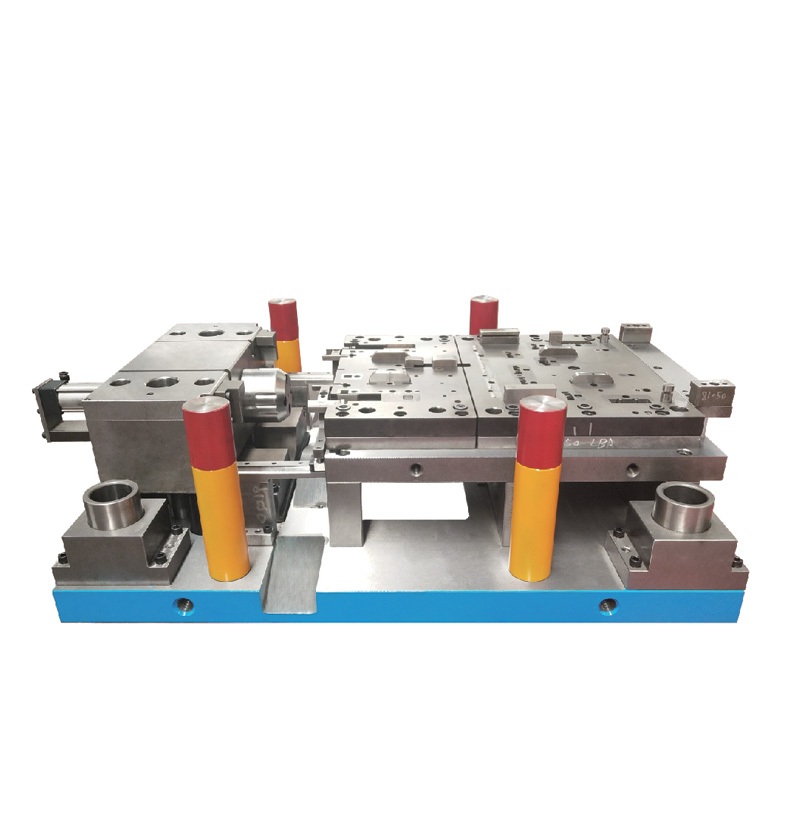 沖裁、卷圓、鉚接一次性形成智能自動(dòng)沖壓模具設(shè)(shè)計(jì)